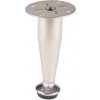 Walteco Nábytková noha výška 100mm, matný nikel , 50037
