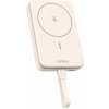 Ugreen PB760 PD 20W MagSafe 10000mAh magnetická powerbanka + USB-C kabel (béžová)