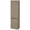 Cersanit Crea Vysoká skrinka, 140x40x25 cm, 2 dvierka, pánty L/P, dub S924-024