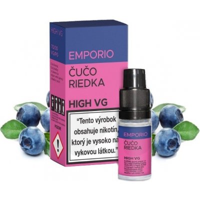 Emporio High VG 10ml / 3mg: Čučoriedka