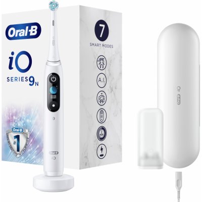 Oral-B iO9 Series White Alabaster elektrická zubná kefka