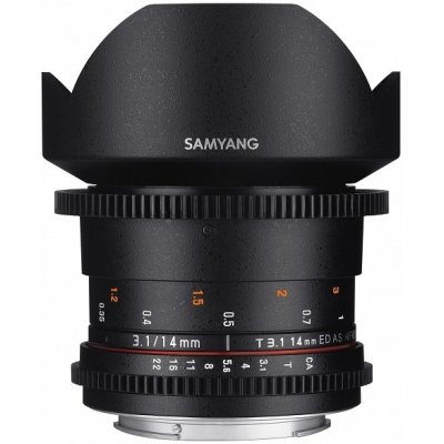 Samyang 14mm T3.1 VDSLR ED AS IF UMC II Pentax K