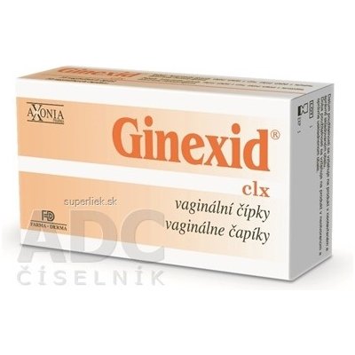 GINEXID vaginálne čapíky sup vag 10x2 g, 8032595870661