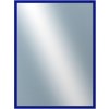 DANTIK - Zrkadlo v rámu, rozmer s rámom 60x80 cm z lišty PERLA modrá lesklá (2877)