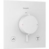 Hansgrohe Ecostat Comfort E Termostatická batéria pod omietku, na 2 spotrebiče, matná biela 33711700-HG