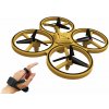 AMEWI Trade e.K. DRON GRAVITY s ovládačom na ruku, senzory proti nárazu, 2,4 GHz