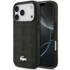 Lacoste PU Nomogramme Gold Logo MagSafe Zadní Kryt pre iPhone 17 Pro Black