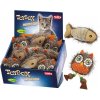 Plyšové hračky pre mačku v tvare milých zvieratiek s catnipom Nobby v balení 12ks.