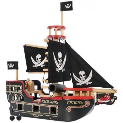 Le Toy Van pirátská loď Barbarossa + záruka 3 roky zadarmo