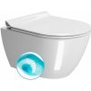 GSI - PURA závesná WC misa, Swirlflush, 36x50cm, biela ExtraGlaze 881611