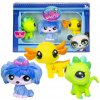 LITTLEST PET SHOP FIGÚRKY ZVIERATKÁ 3 FIGÚRKY PSIK DINOSAUR AXOLOTL