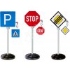 Dopravné značky na ihrisko Traffic Signs BIG 3 druhy s 5 symbolmi výška 69 cm