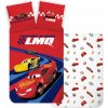 Chlapčenské posteľné obliečky CARS Racing 100x135cm/40x60cm (farba: červená)