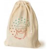 VIANOČNÝ VRECKO na DARČEKY 30x45cm ECRU 145g Darček na VIANOCE Mikuláša