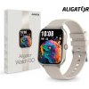 Chytré hodinky ALIGATOR Watch GO, hvězdně stříbrná