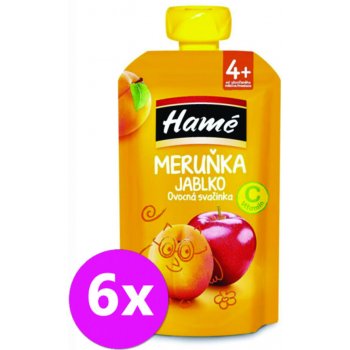 HAMÉ Ovocná desiata marhuľa 6 x 100 g