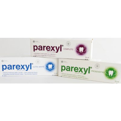 Parexyl Prosensitive zubná pasta s fluórom pre citlivé zuby 75 ml od 2,19 €  - Heureka.sk