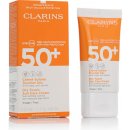 Clarins zmatňujúci pleťový krém na opaľovanie SPF50+ (Dry Touch Sun Care Cream) 50 ml