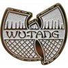 Wu-Tang Clan White & Gold Logo Odznak 51 x 46 mm