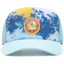 Vans Checkers Curved Bill Trucker blue