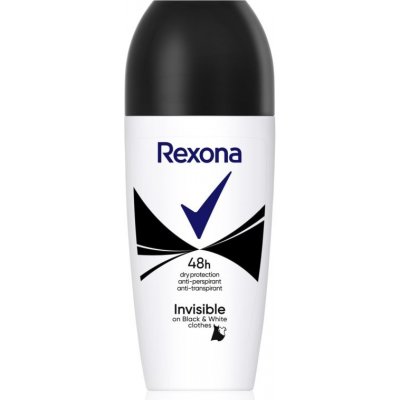 Rexona Invisible on Black + White Clothes roll-on 48h 50 ml
