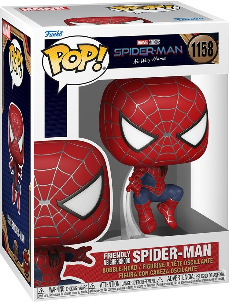 Funko POP! Spider-Man No Way Home Friendly Neighborhood Spider-Man Marvel 1158