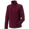 Quarter Zip Outdoor Fleece , Black, XS Farba: Burgundy, Velkost: M
