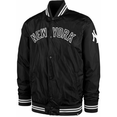 47 Brand bundy bomber New York Yankees Wordmark 47 Drift Track Jacket Čierna