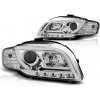 Predné svetlá Audi A4 B7 04-08 Tube Light Chrome DRL