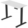 Delso Výškovo nastaviteľný stôl ADJUSTER PRO 80 x 160 cm biela / čierna