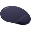 Podložka pod myš ergonomická gélová Natec MARMOT, tmavo modrá, 245x225 mm NPF-2182