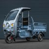 Elektrická nákladná trojkolka Leramotors Cargo G1 1000W s kabínou - Tuk Tuk šedá