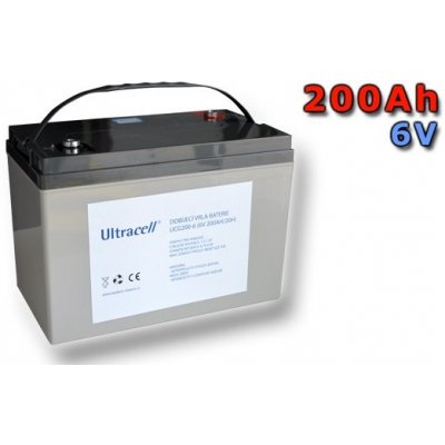 Ultracell VRLA-GEL 200Ah 6V UCG200-6