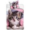 TipTrade s.r.o. Bavlnené obliečky Mačiatko s Klbkami