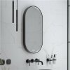 ČIERNE LED zrkadlo 500x1000 s dvoma dotykovými senzormi ZPC 32004LVX-90