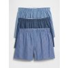 GAP Boxerky, 3 ks Modrá M Modrá Modrá