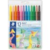 STAEDTLER Noris 221 Wachs-Twist - voskovky v otočnom puzdre - 12 rôznych farieb