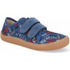 Barefoot tenisky Froddo - Canvas blue/denim plátěné modré