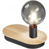 Ledvance | Ledvance - Dotyková stolná lampa s USB konektorom DECOR WOOD 1xE27/8W/230V | P227509