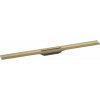 Hansgrohe RainDrain Flex Sprchový žľab 100 cm, na stenu, kartáčovaný bronz 56053140