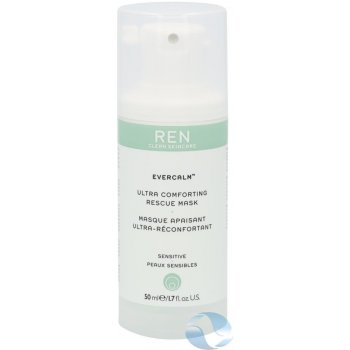 Ren Clean Skincare Evercalm Ultra Comforting Rescue pleťová maska 50 ml