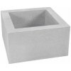 SEMMELROCK Kvetináč ADELO 50x50x28 cm sivý