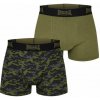 Prémiové Pánske Trenky Lonsdale 2ks zelené khaki Farba: Zelená, Veľkosť: M