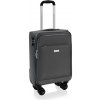 AVANCEA Textilný cestovný kufor GP7172 Dark grey 4W šedý S 58x38x24 cm