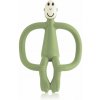 Matchstick Monkey Teething Toy and Gel Applicator hryzadielko s kefkou 2 v 1 Olive 1 ks