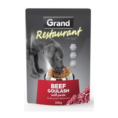 GRAND kaps. deluxe pes Restaur. 100% hovädzí guláš 300g