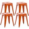 Sada 4 ks taburetiek Armin, oranžová