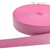Guma ružová s lurexom, šírka 50 mm 1 m
