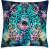 XPOSE® Mikroplyšová obliečka na vankúš MANDALA 4 (digitálna tlač) 40x40 cm, Mikroplyš
