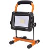 Solight LED reflektor, 20W, prenosný, nabijací, 1600lm, oranžovo-čierny, WM-20W-DE